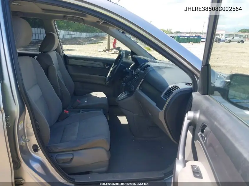 2008 Honda Cr-V Ex VIN: JHLRE38508C002564 Lot: 42263700