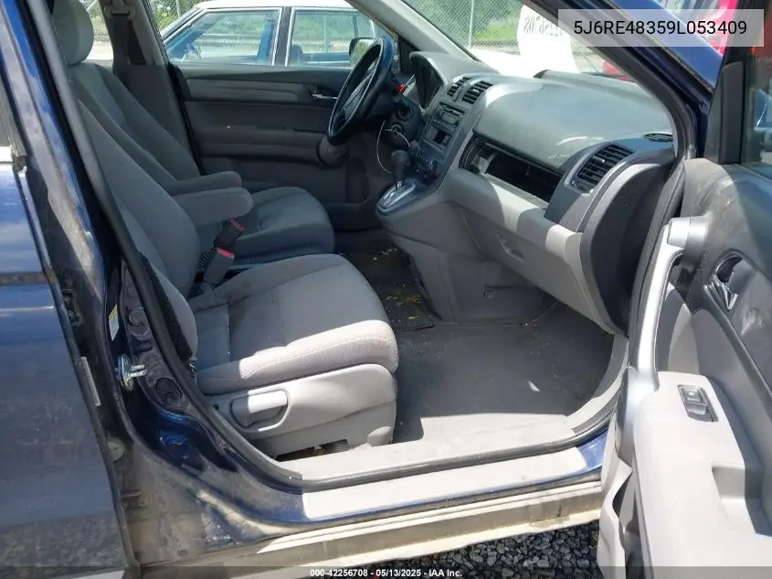 2009 Honda Cr-V Lx VIN: 5J6RE48359L053409 Lot: 42256708