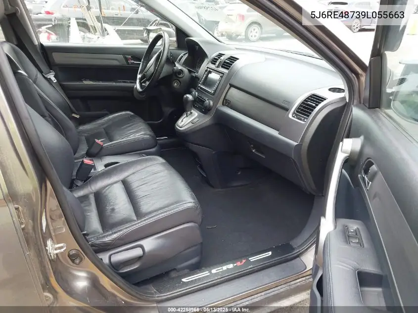 2009 Honda Cr-V Ex-L VIN: 5J6RE48739L055663 Lot: 42258966