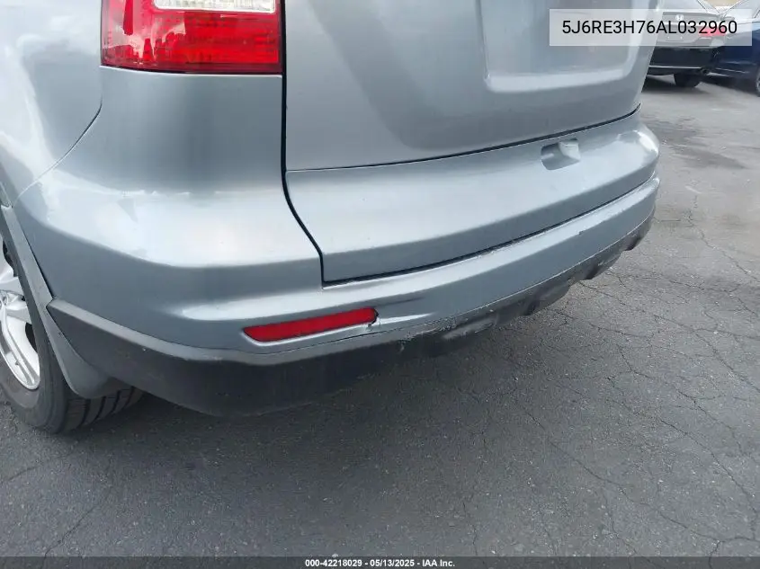2010 Honda Cr-V Ex-L VIN: 5J6RE3H76AL032960 Lot: 42218029