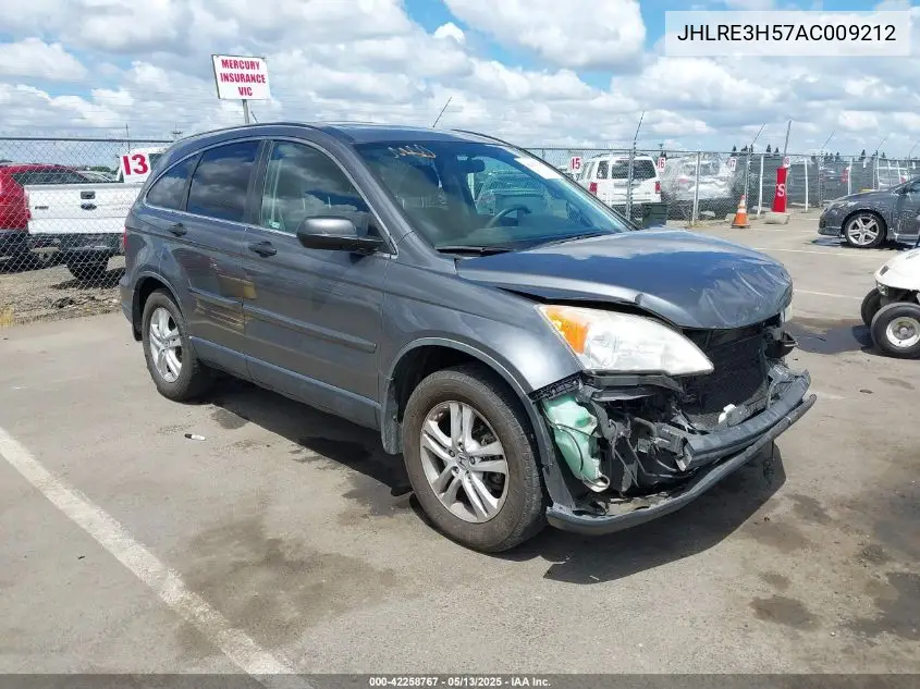 2010 Honda Cr-V Ex VIN: JHLRE3H57AC009212 Lot: 42258767