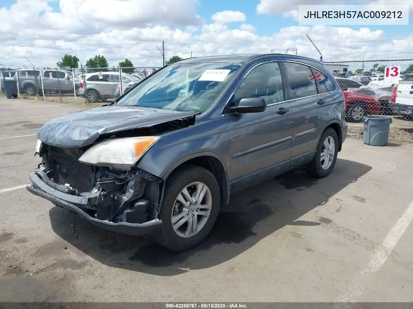 2010 Honda Cr-V Ex VIN: JHLRE3H57AC009212 Lot: 42258767