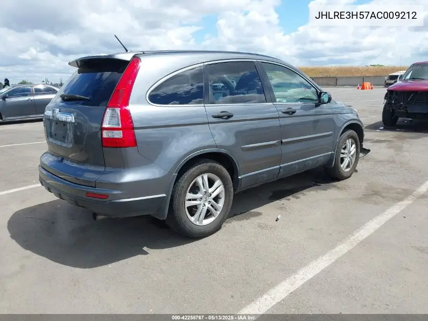 2010 Honda Cr-V Ex VIN: JHLRE3H57AC009212 Lot: 42258767