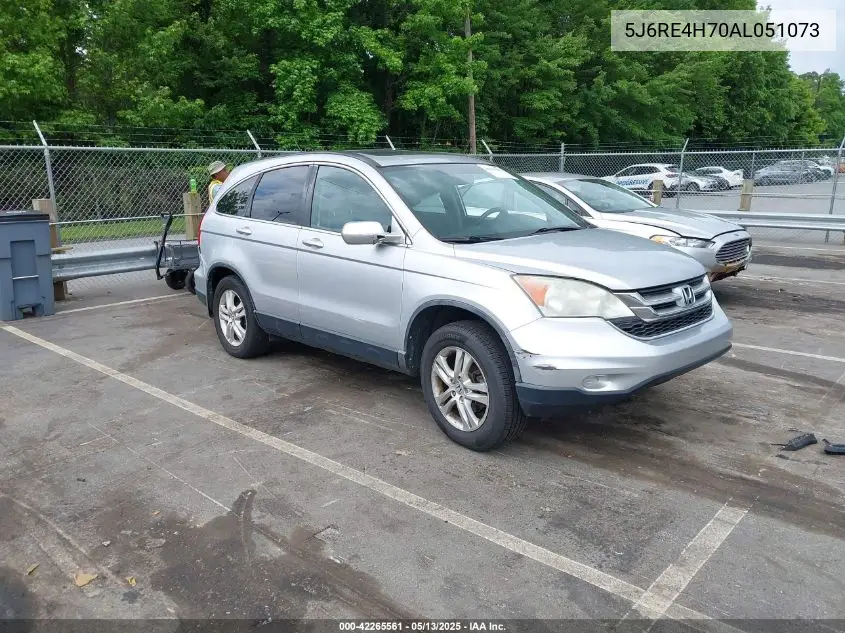 2010 Honda Cr-V Ex-L VIN: 5J6RE4H70AL051073 Lot: 42265561