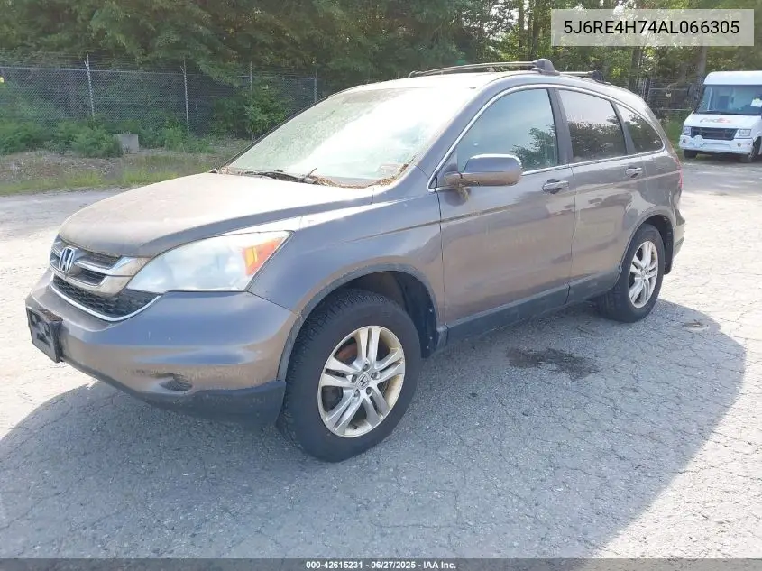 2010 Honda Cr-V Ex-L VIN: 5J6RE4H74AL066305 Lot: 42615231