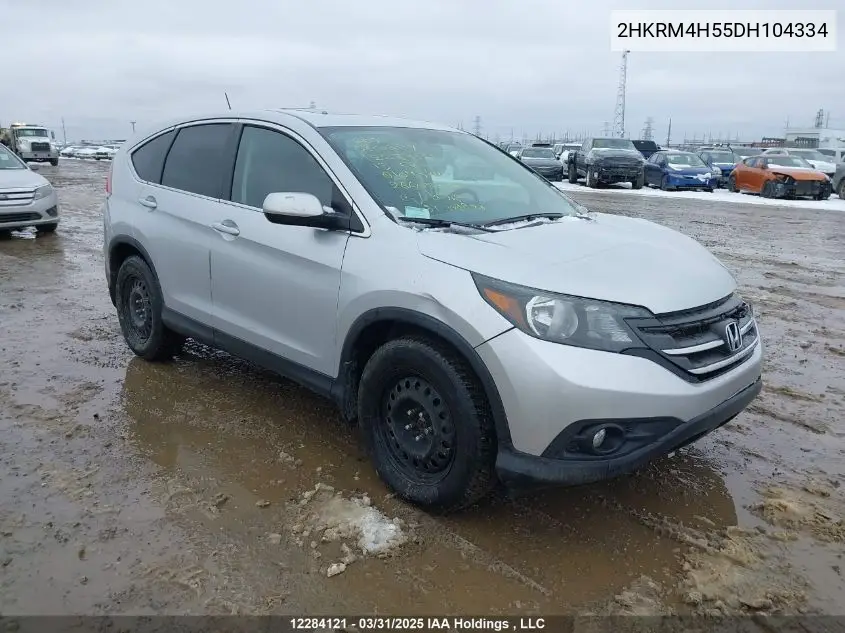 2013 Honda Cr-V Ex VIN: 2HKRM4H55DH104334 Lot: 12284121