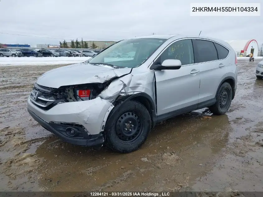 2013 Honda Cr-V Ex VIN: 2HKRM4H55DH104334 Lot: 12284121
