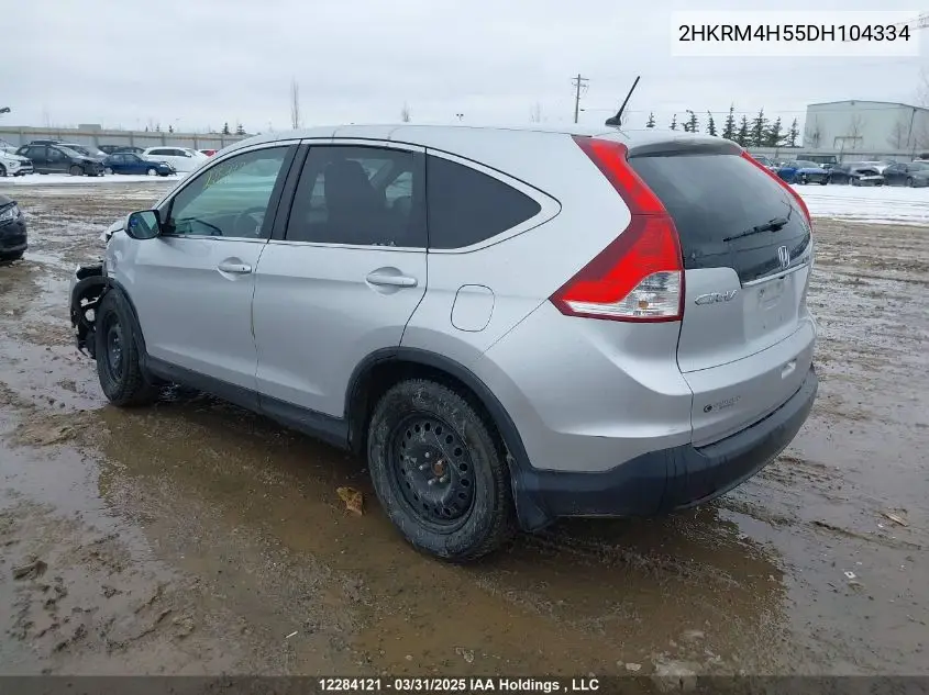 2013 Honda Cr-V Ex VIN: 2HKRM4H55DH104334 Lot: 12284121