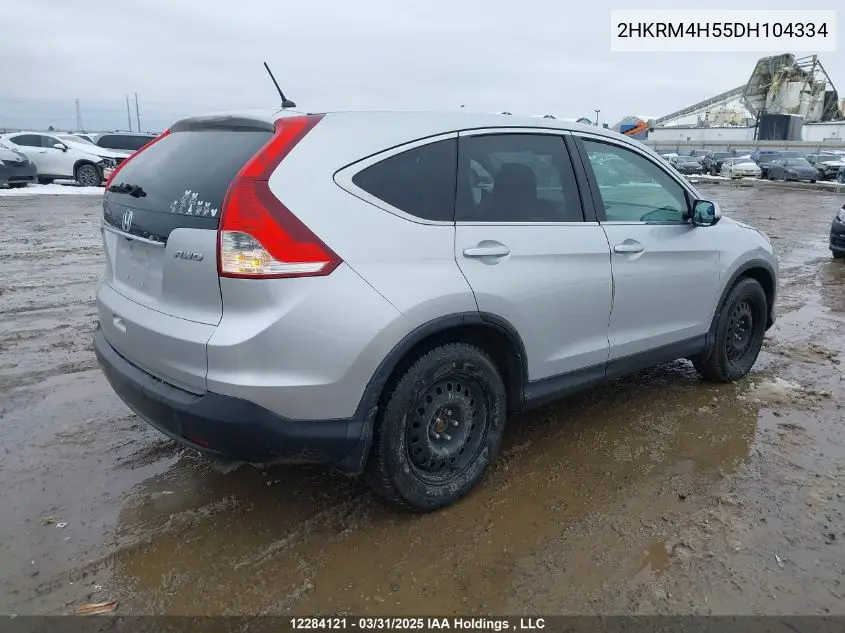 2013 Honda Cr-V Ex VIN: 2HKRM4H55DH104334 Lot: 12284121