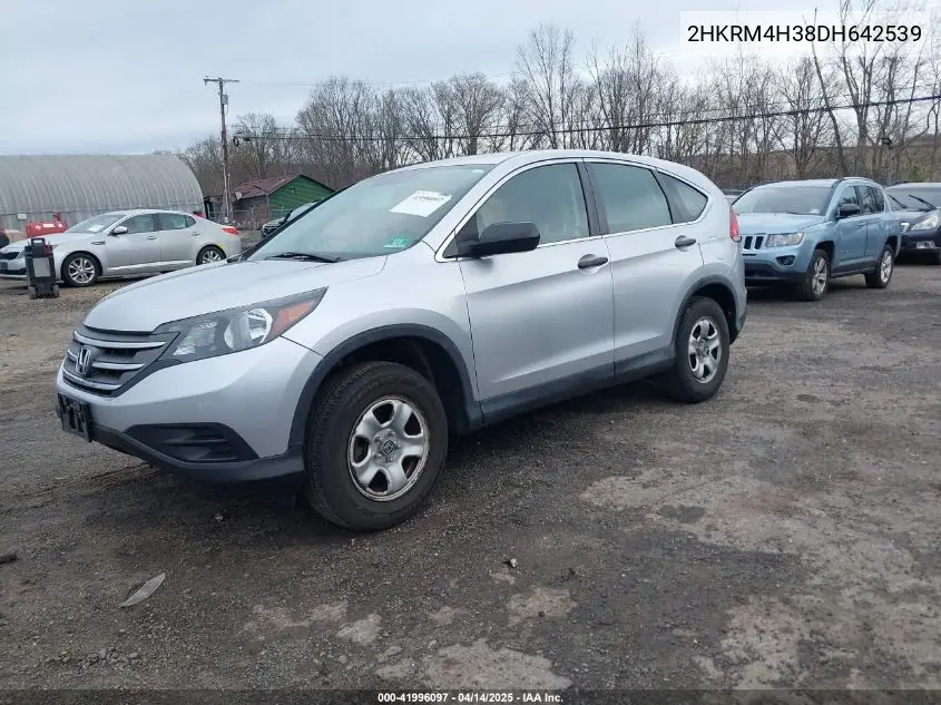 2013 Honda Cr-V Lx VIN: 2HKRM4H38DH642539 Lot: 41996097