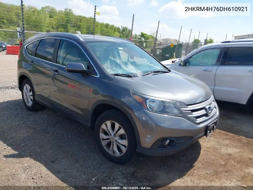 2013 Honda Cr-V Ex-L VIN: 2HKRM4H76DH610921 Lot: 42260651
