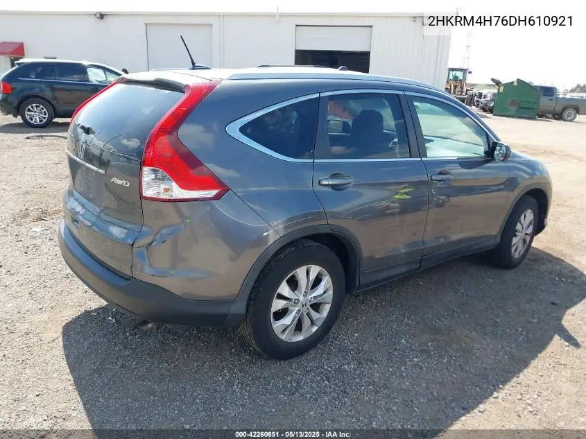 2013 Honda Cr-V Ex-L VIN: 2HKRM4H76DH610921 Lot: 42260651
