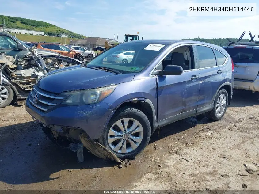 2013 Honda Cr-V Lx VIN: 2HKRM4H34DH614446 Lot: 42601306