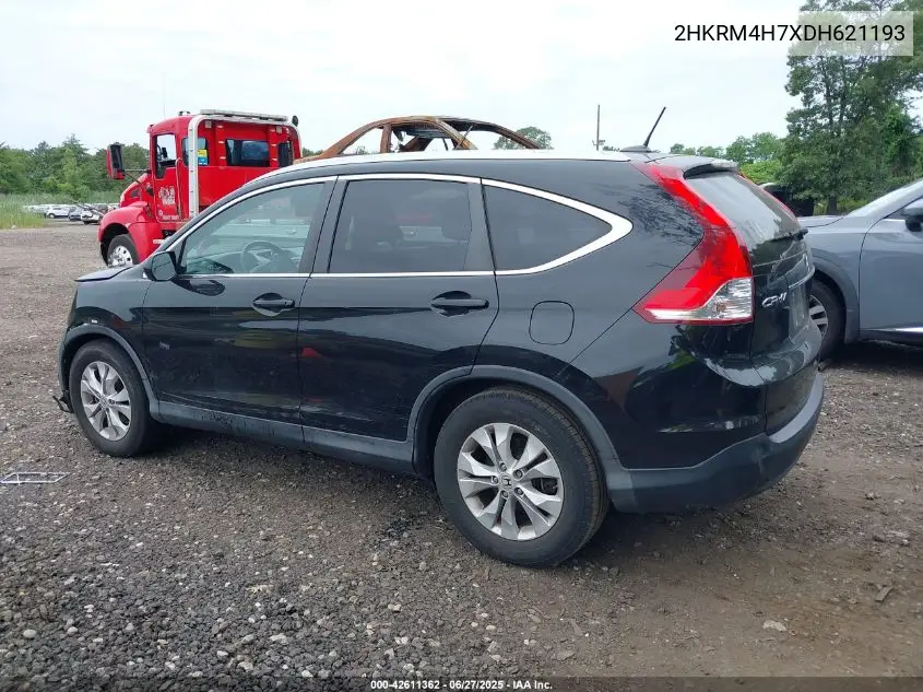 2013 Honda Cr-V Ex-L VIN: 2HKRM4H7XDH621193 Lot: 42611362