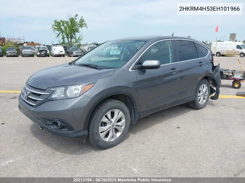 2014 Honda Cr-V Ex VIN: 2HKRM4H53EH101966 Lot: 20213194