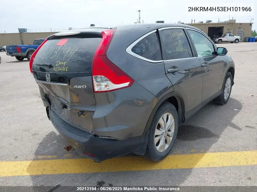 2014 Honda Cr-V Ex VIN: 2HKRM4H53EH101966 Lot: 20213194