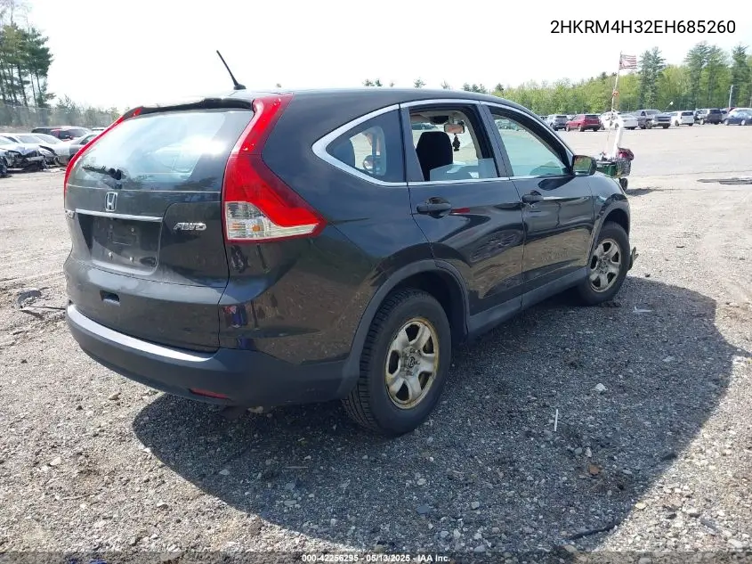 2014 Honda Cr-V Lx VIN: 2HKRM4H32EH685260 Lot: 42256295