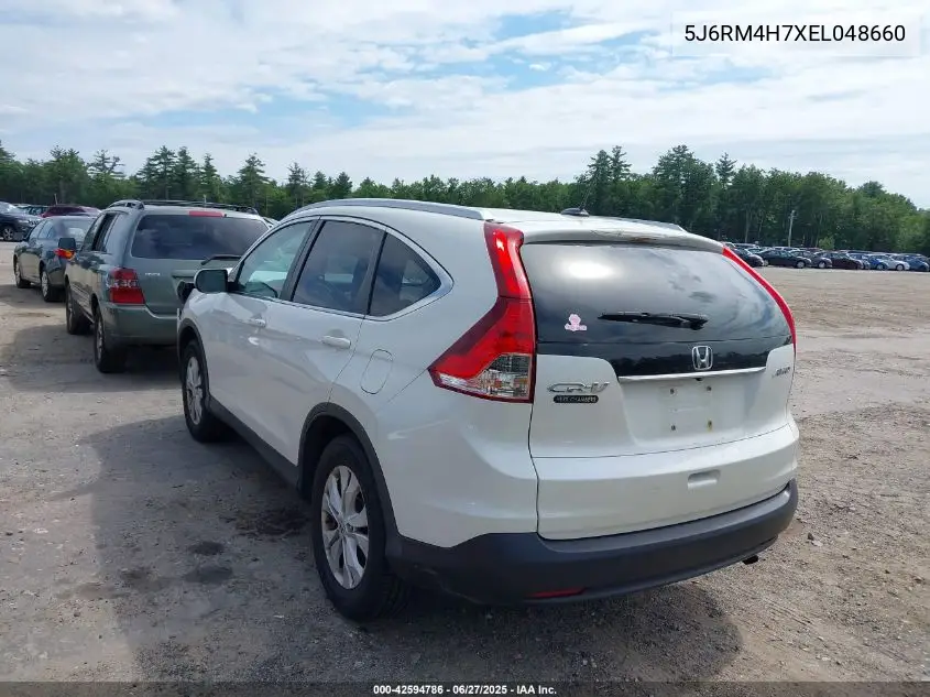 2014 Honda Cr-V Ex-L VIN: 5J6RM4H7XEL048660 Lot: 42594786