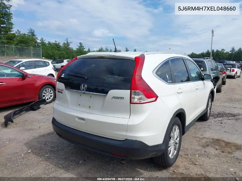 2014 Honda Cr-V Ex-L VIN: 5J6RM4H7XEL048660 Lot: 42594786