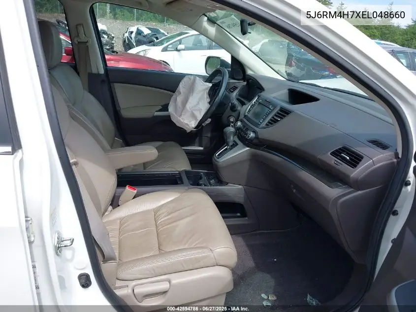 2014 Honda Cr-V Ex-L VIN: 5J6RM4H7XEL048660 Lot: 42594786