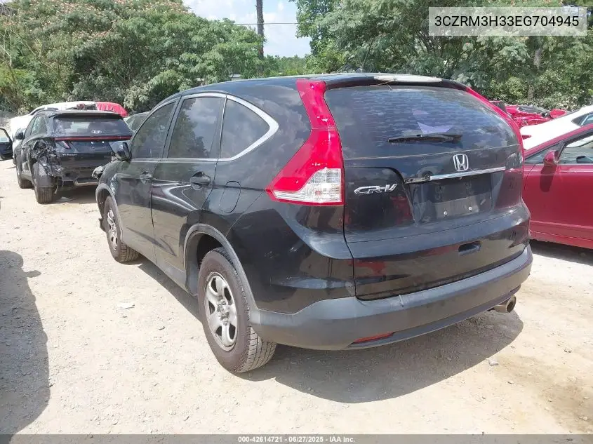 2014 Honda Cr-V Lx VIN: 3CZRM3H33EG704945 Lot: 42614721