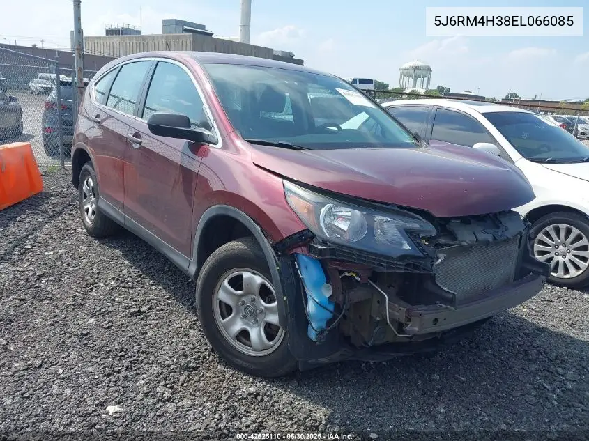 2014 Honda Cr-V Lx VIN: 5J6RM4H38EL066085 Lot: 42625110