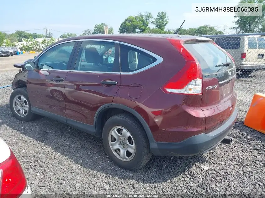 2014 Honda Cr-V Lx VIN: 5J6RM4H38EL066085 Lot: 42625110