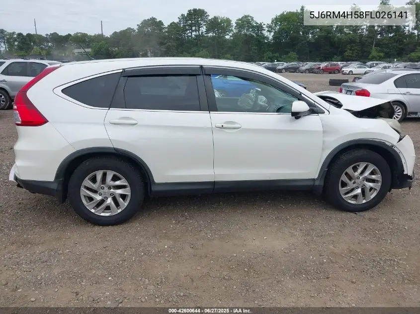 2015 Honda Cr-V Ex VIN: 5J6RM4H58FL026141 Lot: 42600644