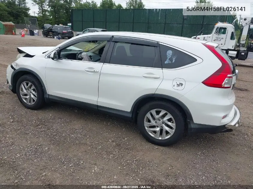 2015 Honda Cr-V Ex VIN: 5J6RM4H58FL026141 Lot: 42600644
