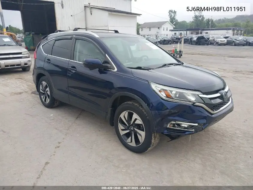 2015 Honda Cr-V Touring VIN: 5J6RM4H98FL011951 Lot: 42612848