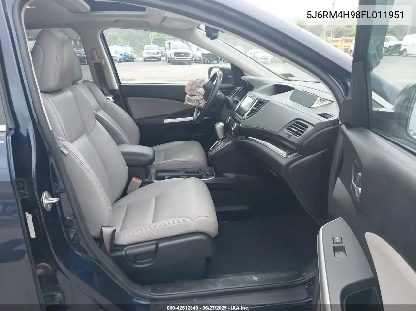 2015 Honda Cr-V Touring VIN: 5J6RM4H98FL011951 Lot: 42612848