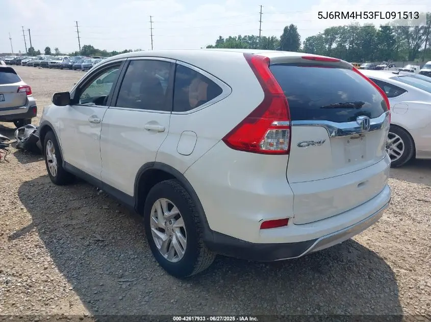 2015 Honda Cr-V Ex VIN: 5J6RM4H53FL091513 Lot: 42617933