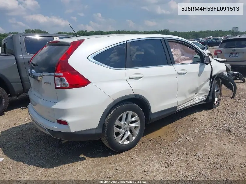 2015 Honda Cr-V Ex VIN: 5J6RM4H53FL091513 Lot: 42617933