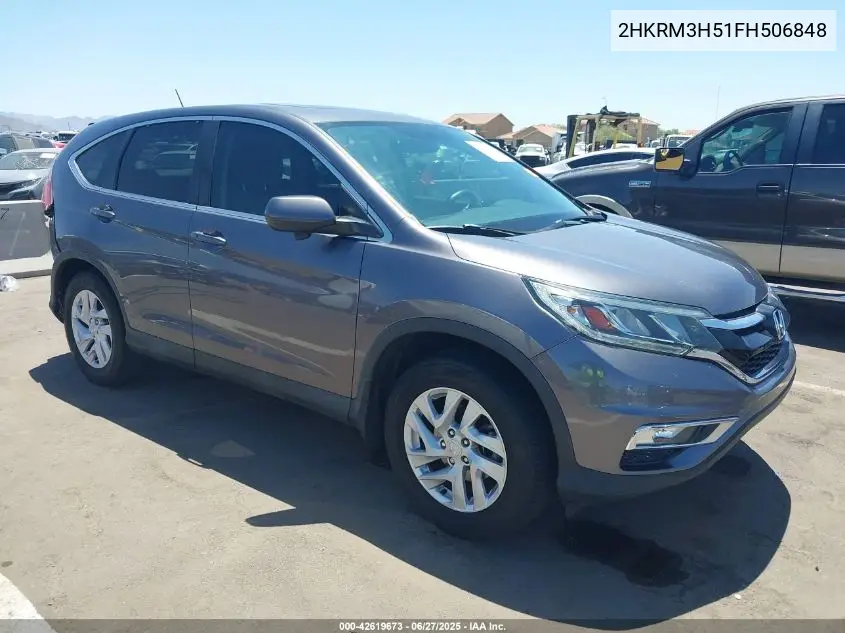2015 Honda Cr-V Ex VIN: 2HKRM3H51FH506848 Lot: 42619673