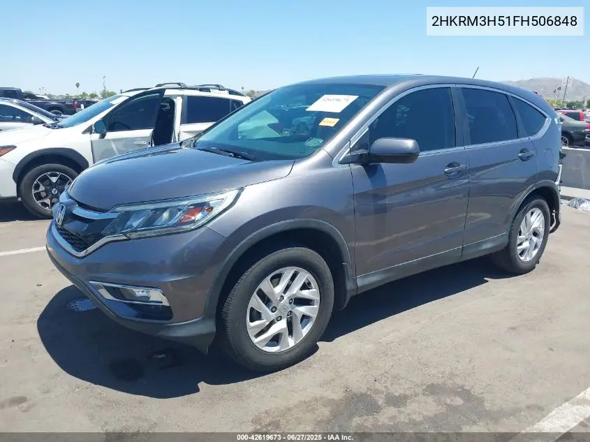 2015 Honda Cr-V Ex VIN: 2HKRM3H51FH506848 Lot: 42619673