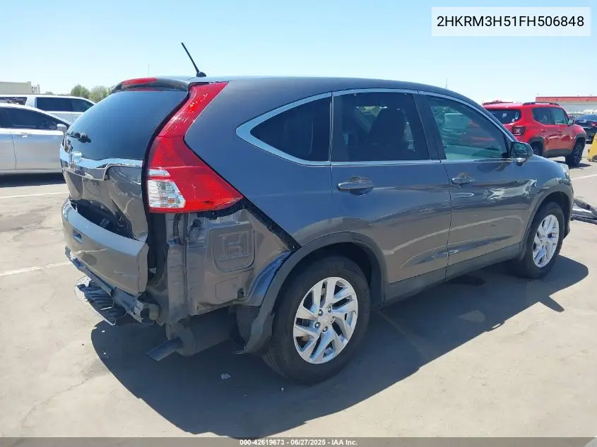 2015 Honda Cr-V Ex VIN: 2HKRM3H51FH506848 Lot: 42619673