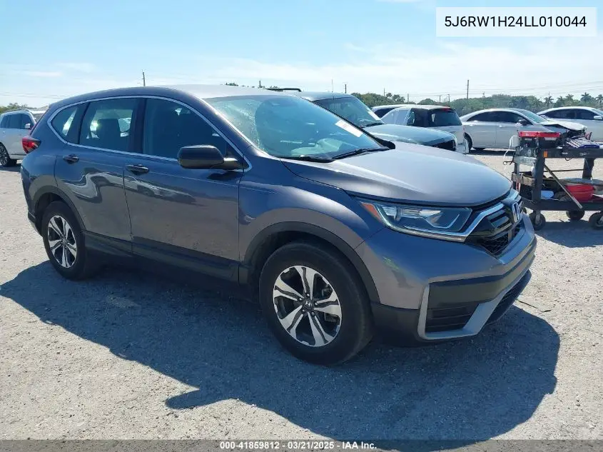 2020 Honda Cr-V 2Wd Lx VIN: 5J6RW1H24LL010044 Lot: 41859812