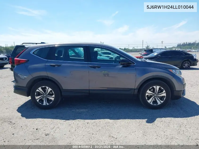 2020 Honda Cr-V 2Wd Lx VIN: 5J6RW1H24LL010044 Lot: 41859812