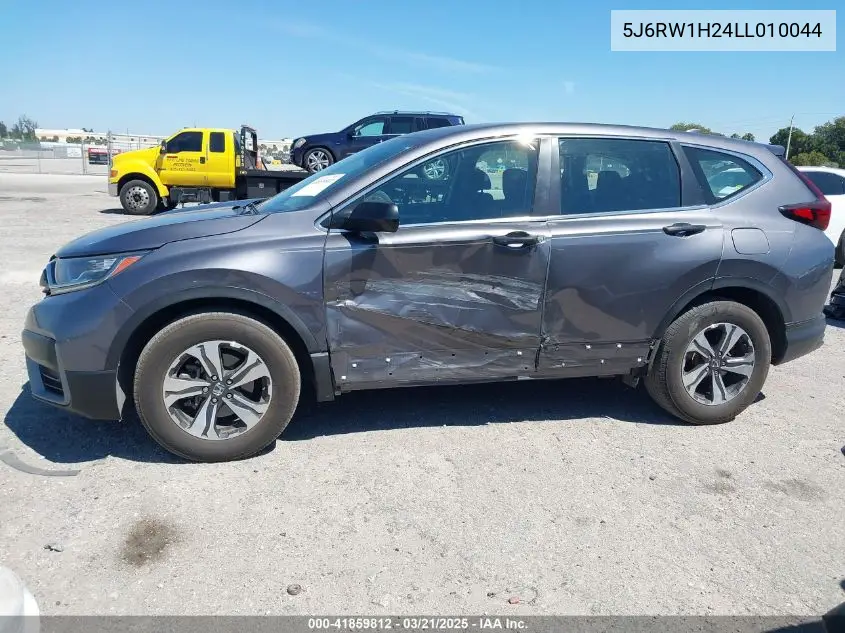 2020 Honda Cr-V 2Wd Lx VIN: 5J6RW1H24LL010044 Lot: 41859812