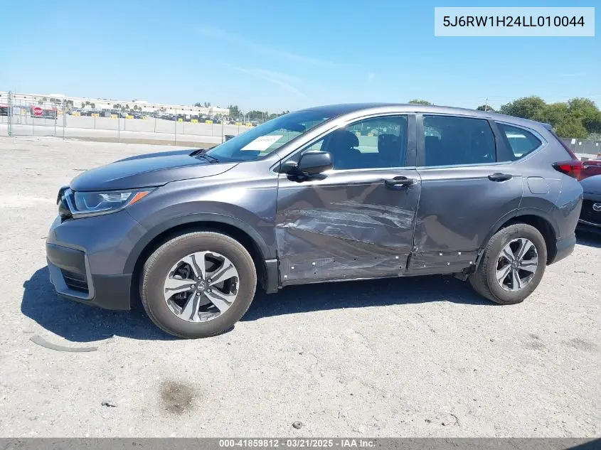 2020 Honda Cr-V 2Wd Lx VIN: 5J6RW1H24LL010044 Lot: 41859812