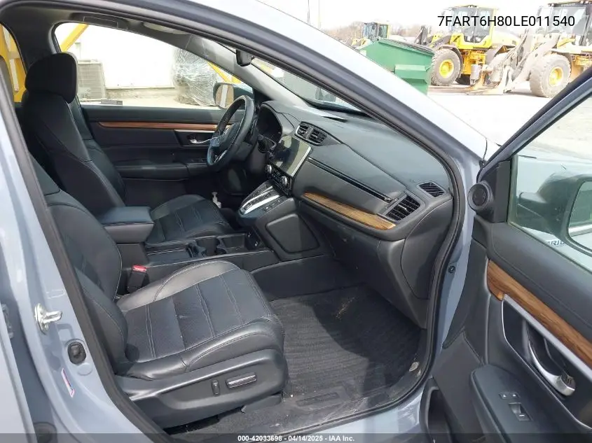 2020 Honda Cr-V Hybrid Ex-L VIN: 7FART6H80LE011540 Lot: 42033698