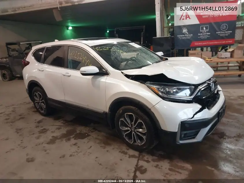 2020 Honda Cr-V 2Wd Ex VIN: 5J6RW1H54LL012869 Lot: 42252444