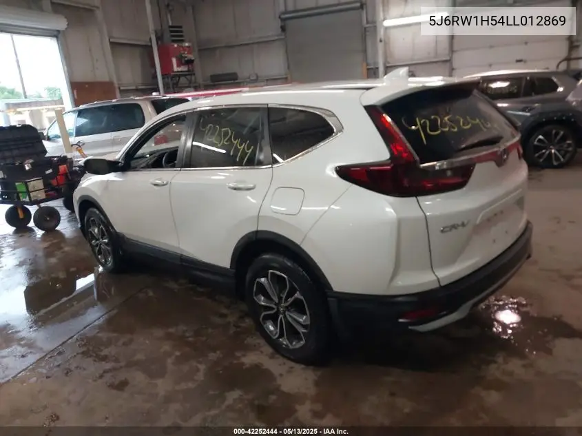 2020 Honda Cr-V 2Wd Ex VIN: 5J6RW1H54LL012869 Lot: 42252444