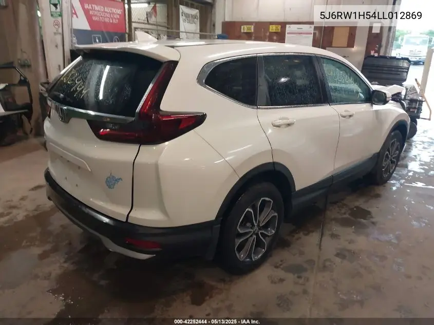 2020 Honda Cr-V 2Wd Ex VIN: 5J6RW1H54LL012869 Lot: 42252444