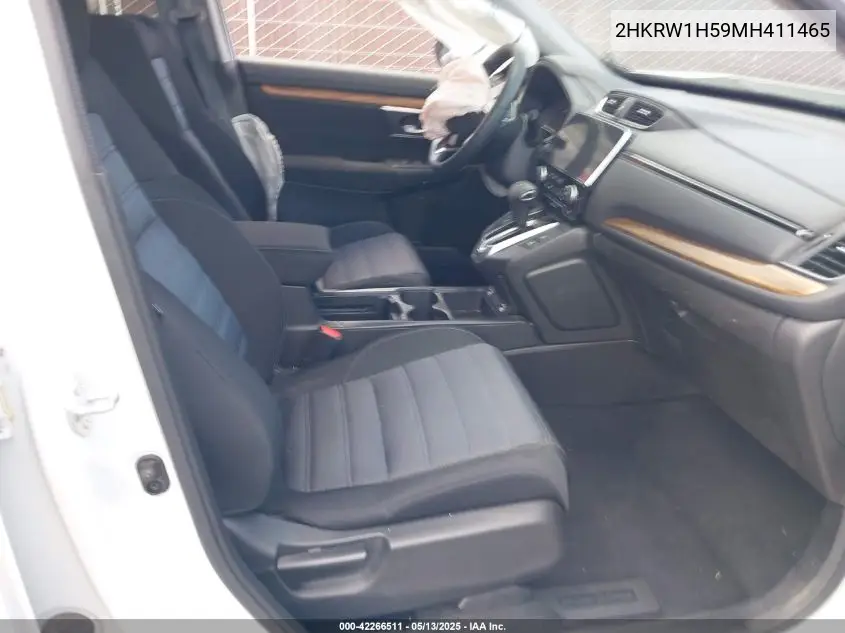 2021 Honda Cr-V 2Wd Ex VIN: 2HKRW1H59MH411465 Lot: 42266511