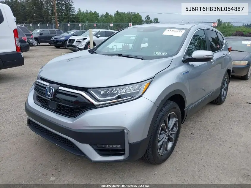 2022 Honda Cr-V Hybrid Ex-L VIN: 5J6RT6H83NL054887 Lot: 42256922