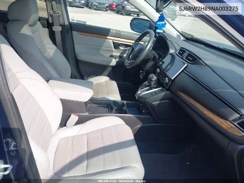 2022 Honda Cr-V Awd Ex-L VIN: 5J6RW2H89NA003275 Lot: 42614142