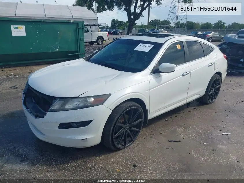 2012 Honda Crosstour Ex-L VIN: 5J6TF1H55CL001644 Lot: 42464790