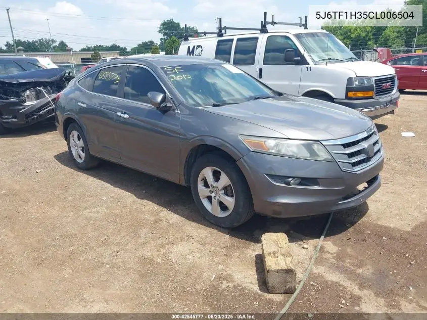 2012 Honda Crosstour Ex VIN: 5J6TF1H35CL006504 Lot: 42545777