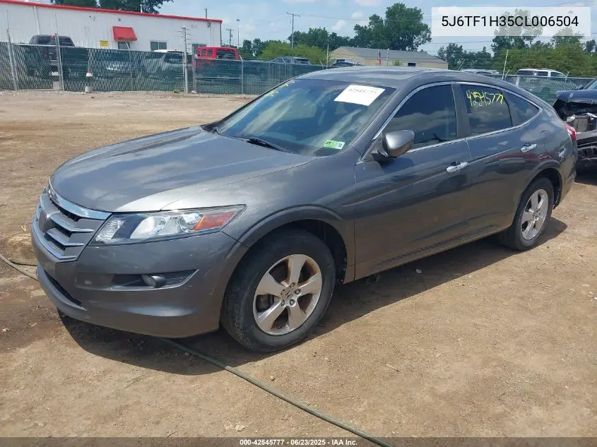 2012 Honda Crosstour Ex VIN: 5J6TF1H35CL006504 Lot: 42545777